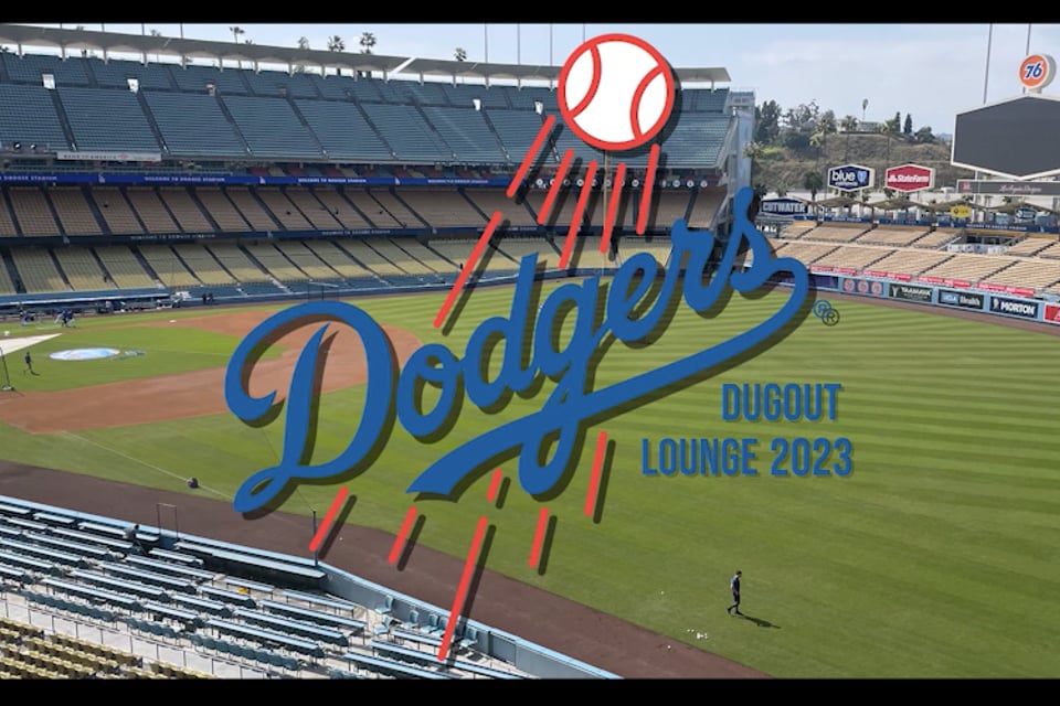 Dodger Dugout Lounge with Product Placement