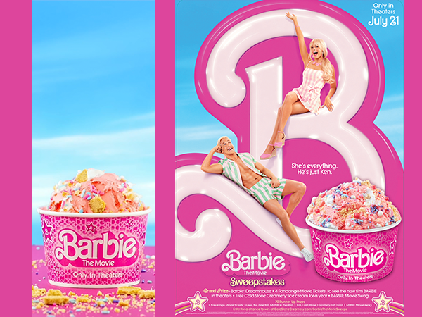 Barbie Campaign with Cold Stone product Placement