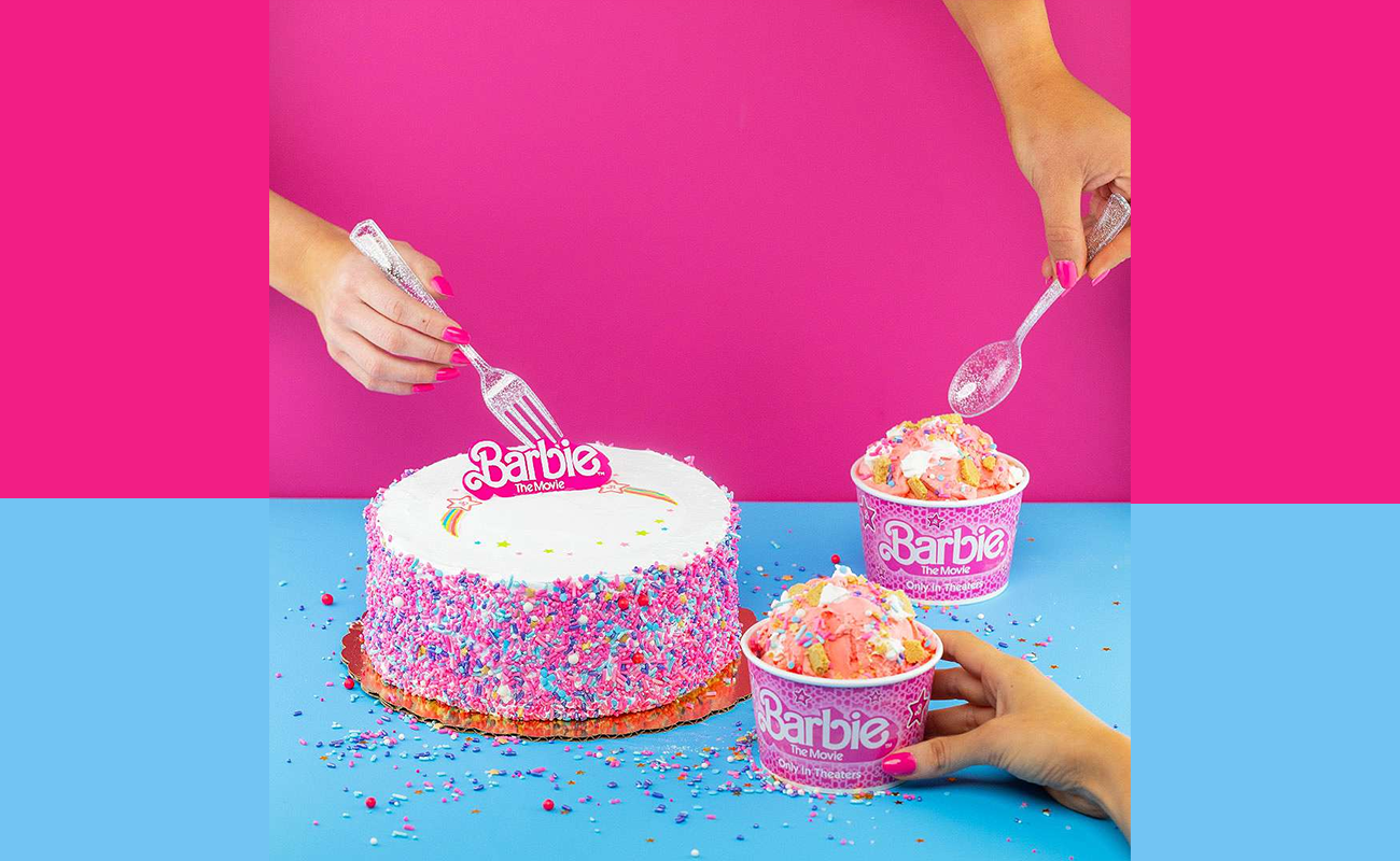 Cold Stone & Pinkberry x Barbie with product placement