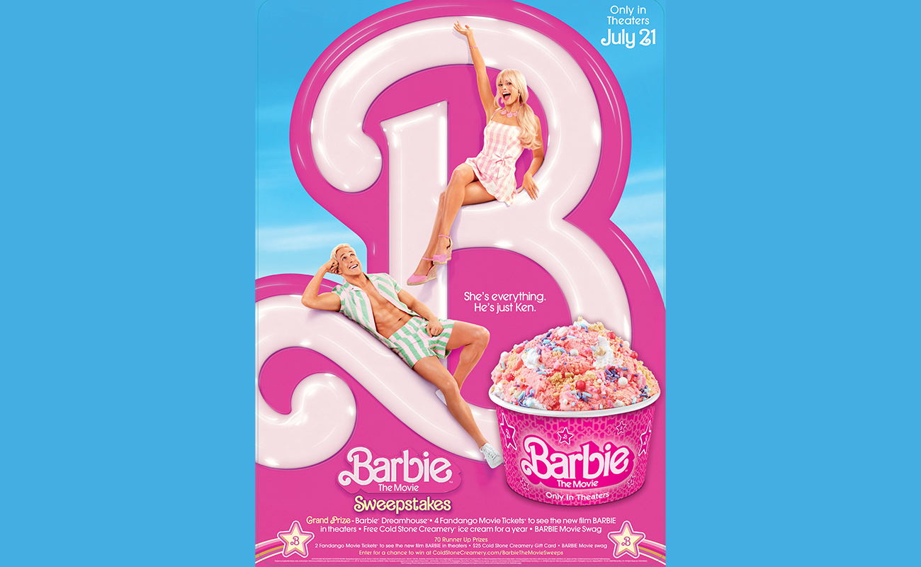 Cold Stone & Pinkberry x Barbie with product placement