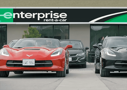 Enterprise Rent-a-Car Partnerships through Product placement