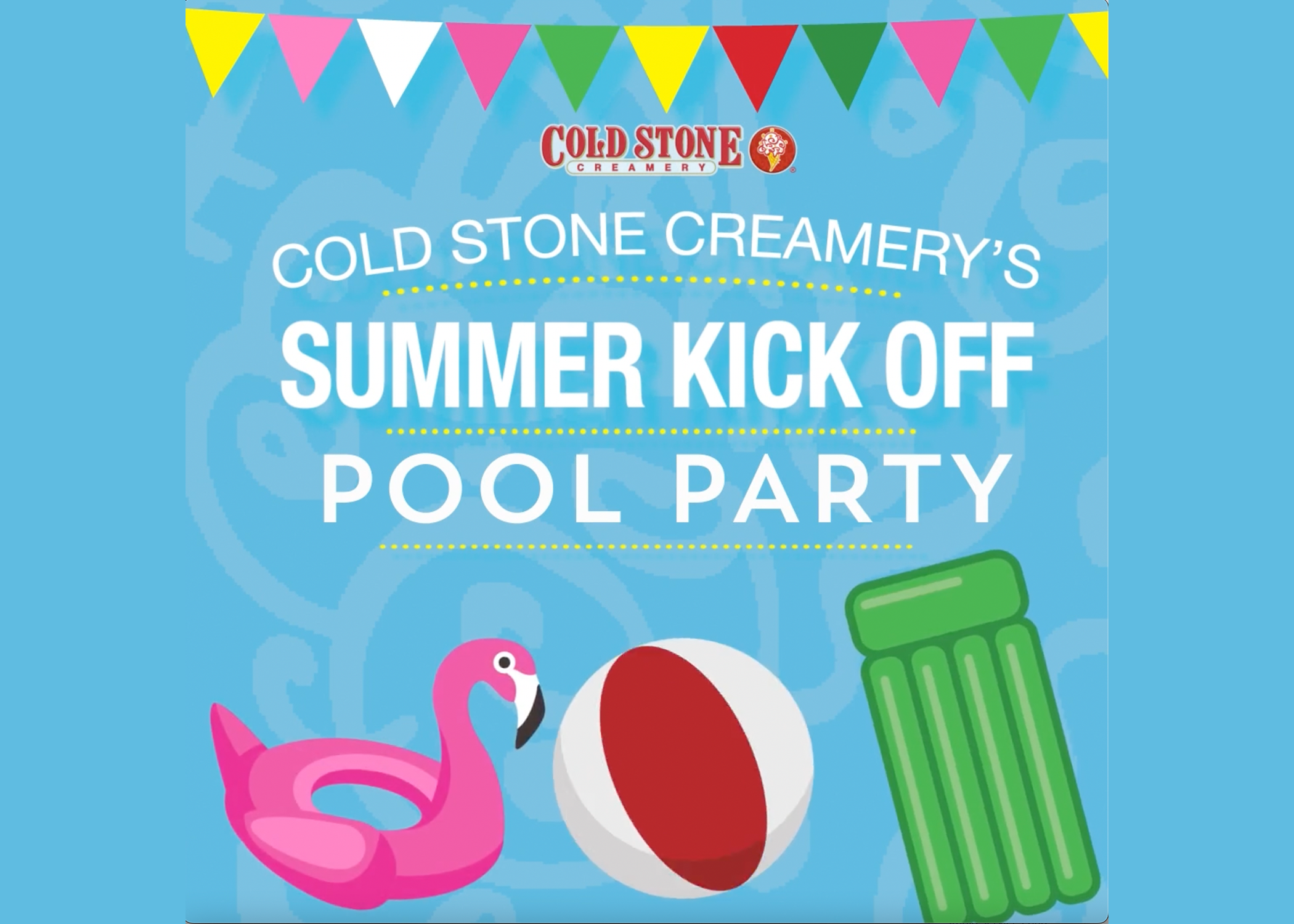 Cold stone Summer kickoff party with product Placement