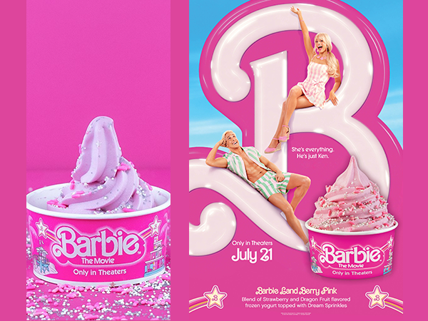 Barbie Campaign with Pinkberry product Placement